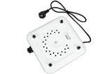 Plaque de cuisson electric simple blanc 1000W