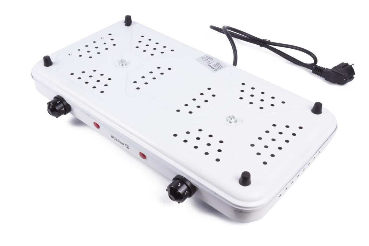 Plaque de cuisson blanc electric double blanc 1000/1500W