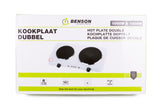 Plaque de cuisson blanc electric double blanc 1000/1500W