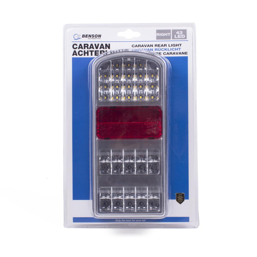 Caravan achterlicht 43 LED rechts E4A