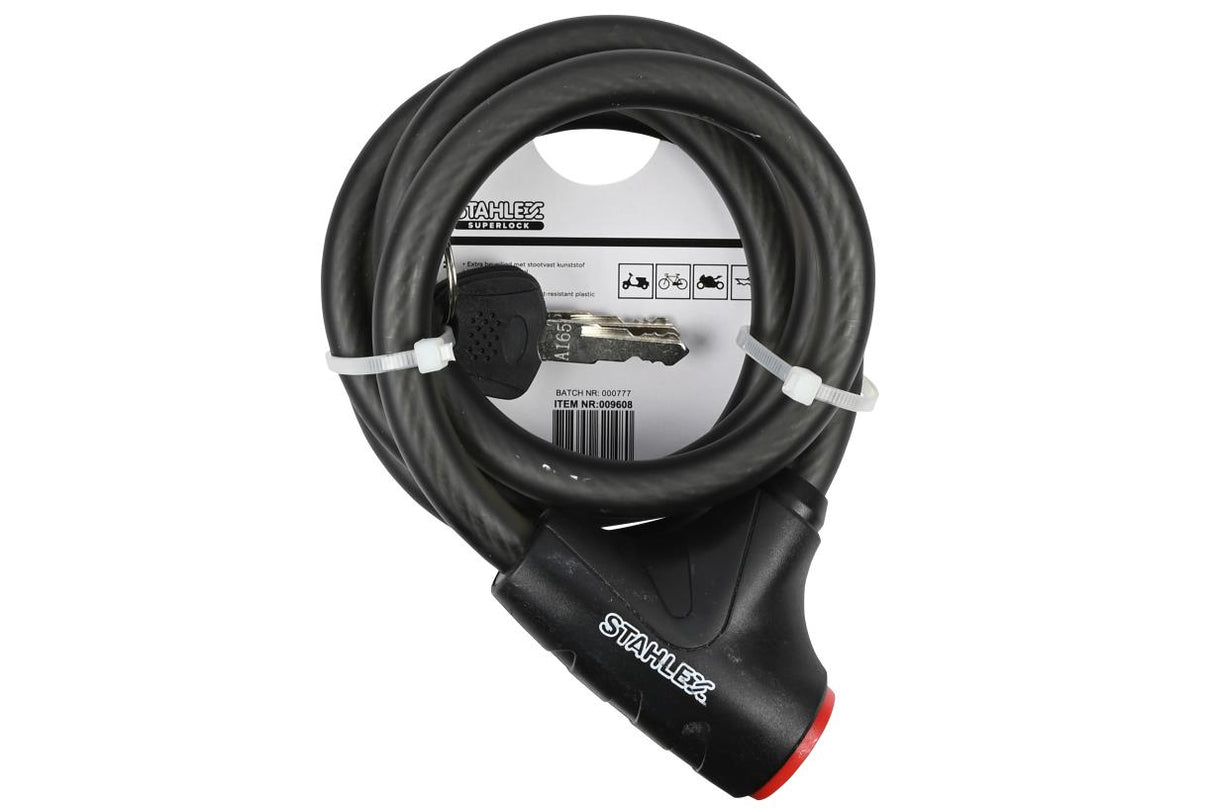 Cable lock Forte 12 x 1200 mm matt