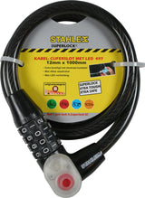 Cable- combination lock + LED Armor 12 x 1000 mm