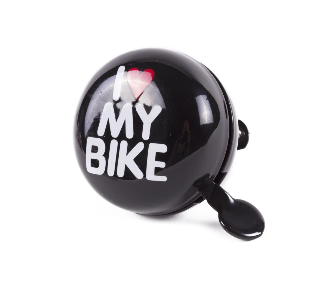 Bicycle bell ding-dong 65 mm i love my bike