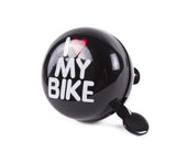 Bicycle bell ding-dong 65 mm i love my bike