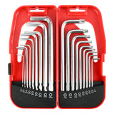 Jeu de clés six pans + torx longue 18 pcs profi