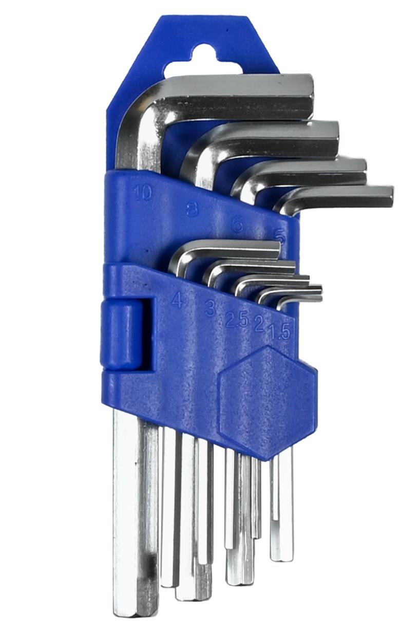 Hex key wrench set short 9 pcs profi