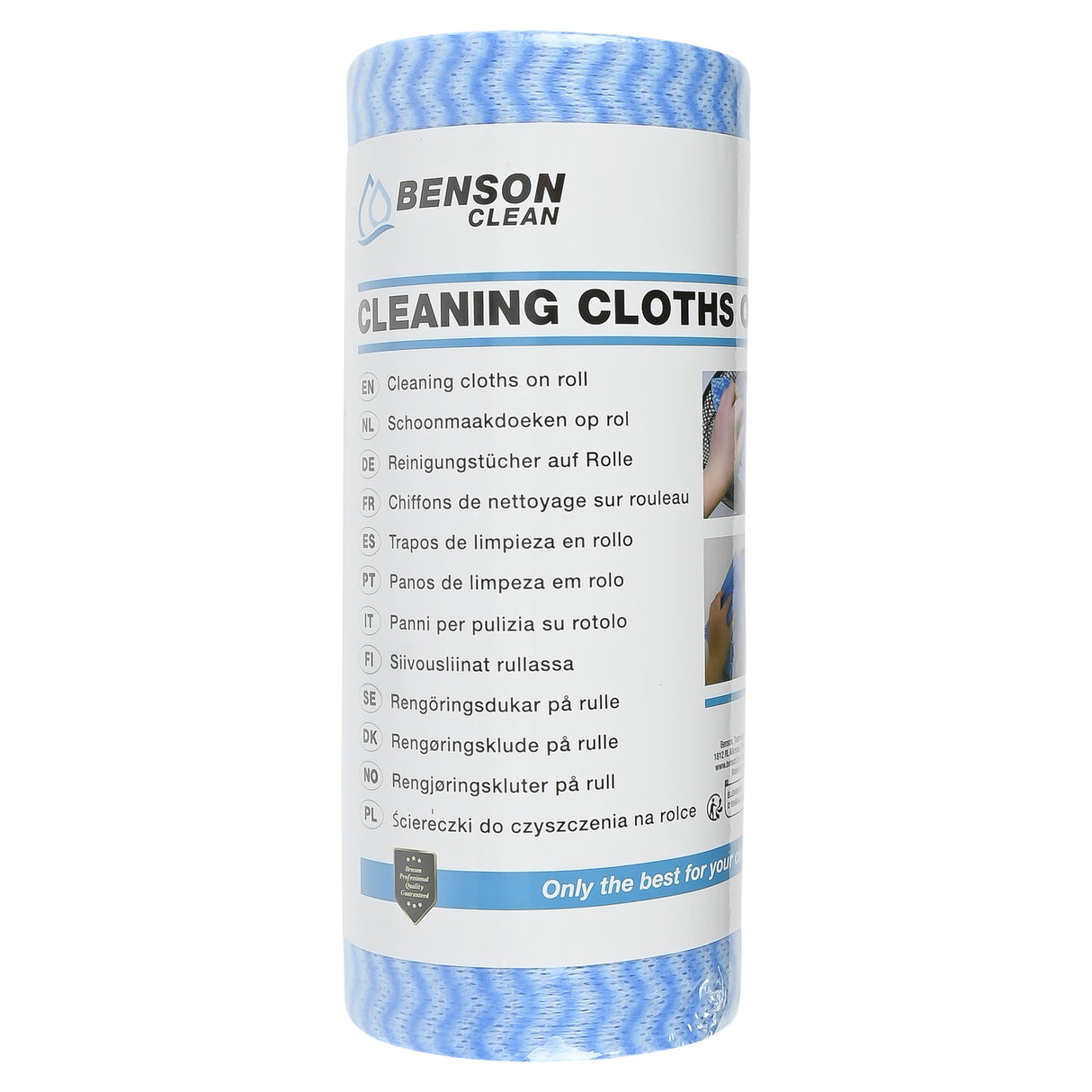 Cleaning cloths on roll 50 pcs