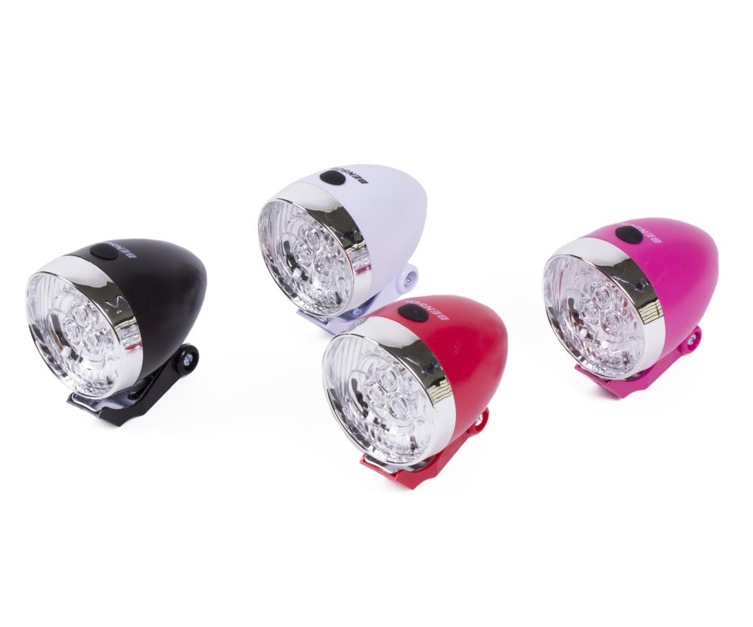 Bicycle headlamp 3 LED mix (50 pct black)