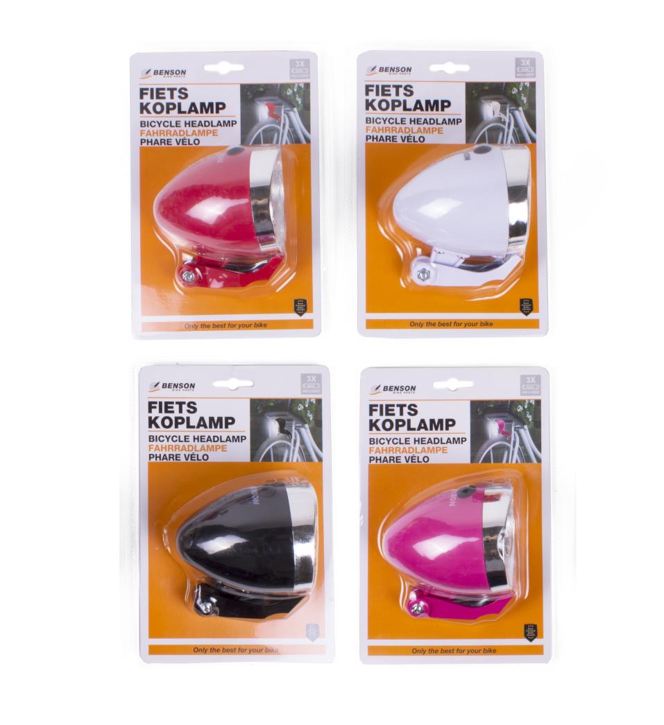 Bicycle headlamp 3 LED mix (50 pct black)