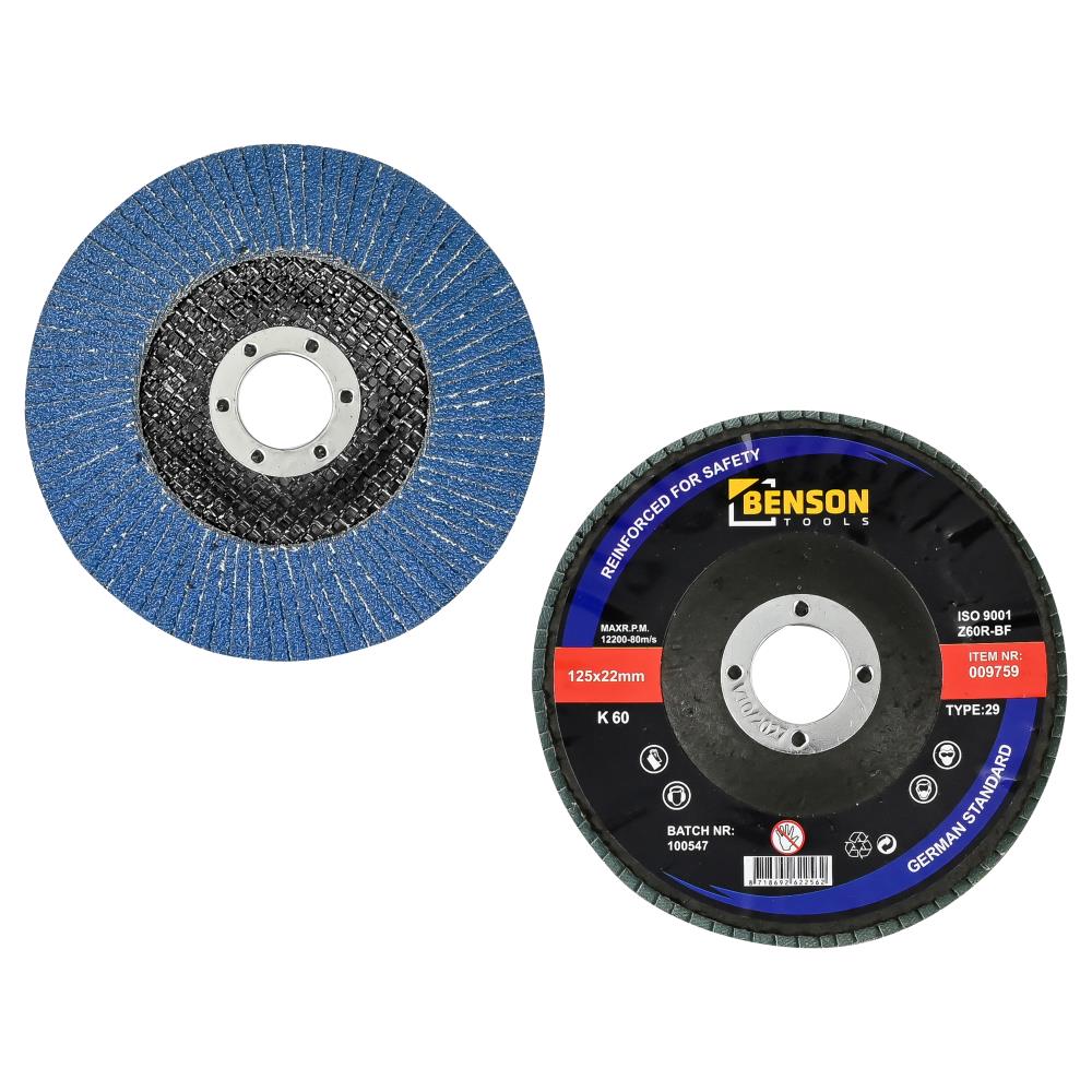 Flap wheel 125 mm k 60