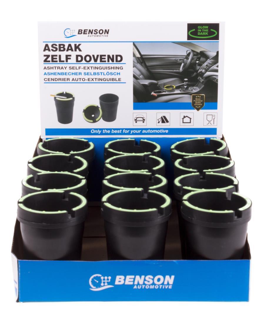 Cendrier auto-extinguible glow in dark display