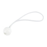 Élastique avec bille blanc 12 pcs +/- 17 cm