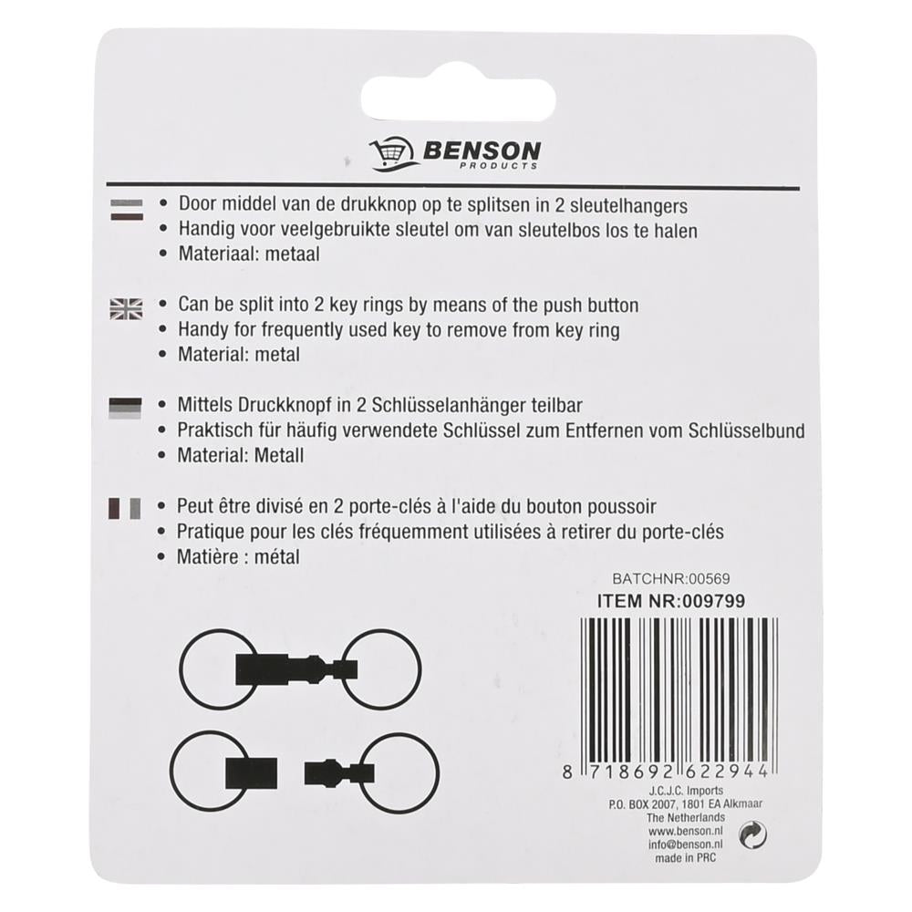 Sleutelhanger 2 dlg