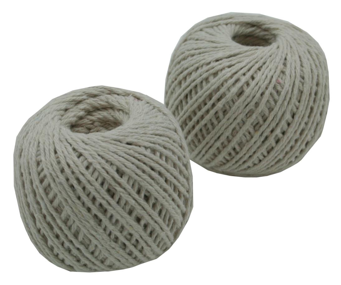 Bulb binder twine 2 pcs 75 m cotton