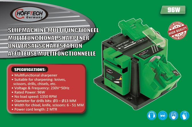 Slijpmachine multifunctioneel