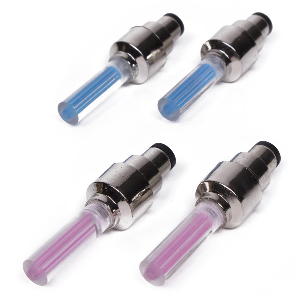 Lampe bicyclette pour valve 2 pcs action