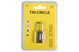 Tri-circle padlock combination lock 20 mm bc