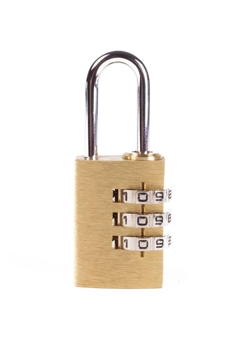Tri-circle padlock combination lock 25 mm bc