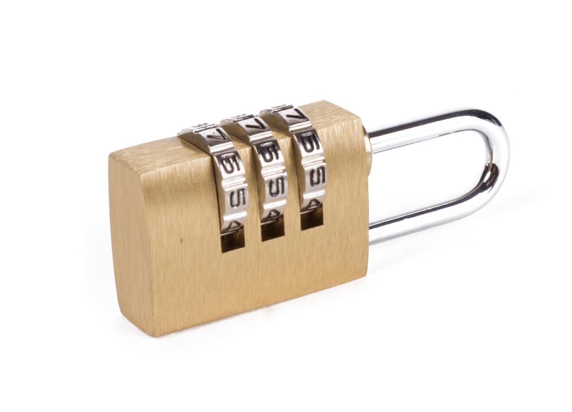 Tri-circle padlock combination lock 25 mm bc