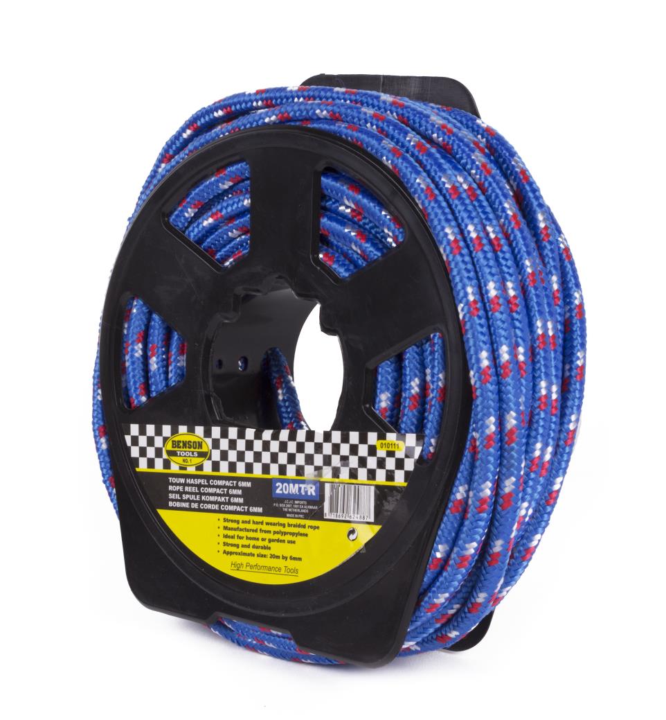 Rope reel compact 6 mm x 20 m