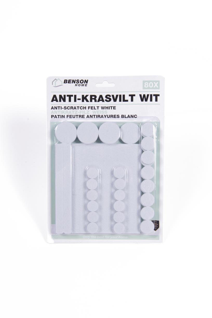 Antikrasvilt set 80 dlg wit