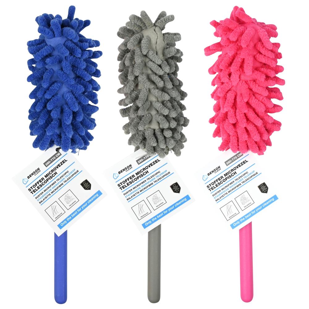 Stoffer microvezel telescopisch mini