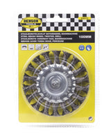 Disque de brosse en acier tordu pour perceuse 100 mm