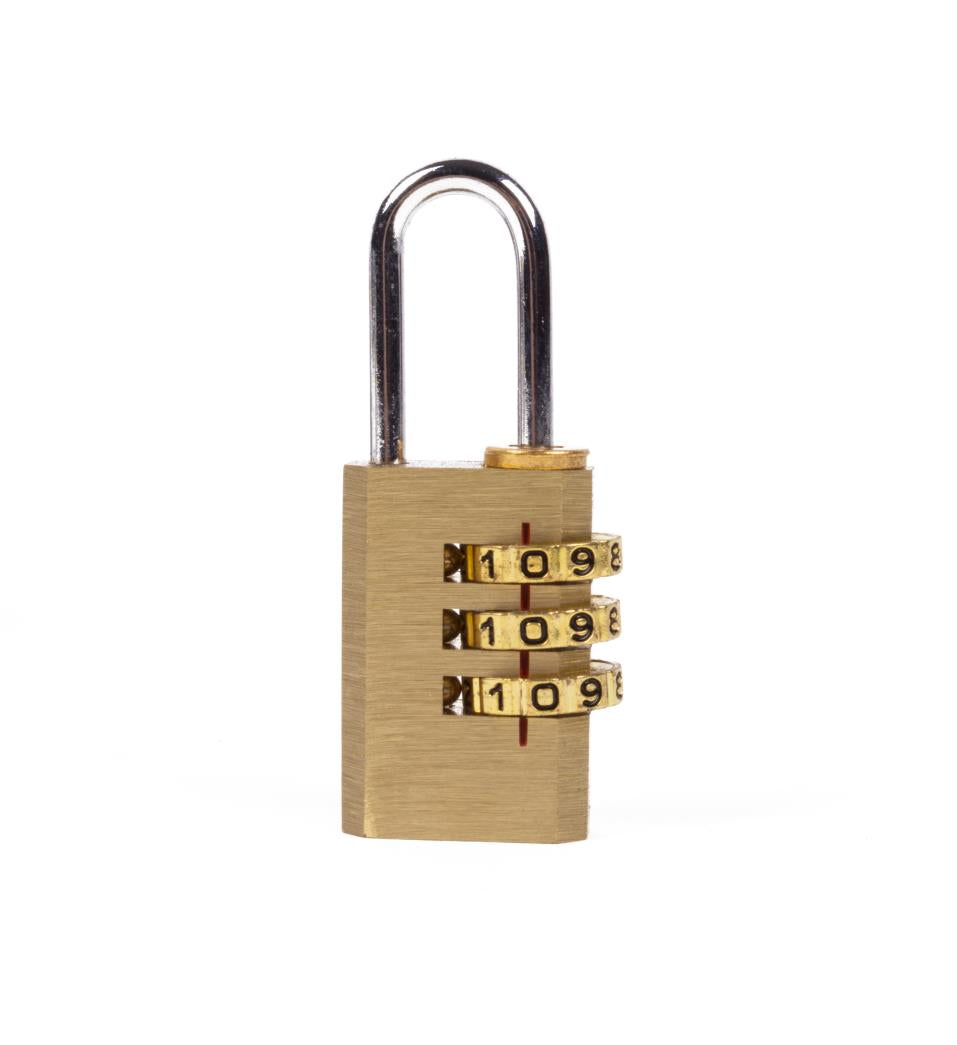 Combination padlock 22 mm