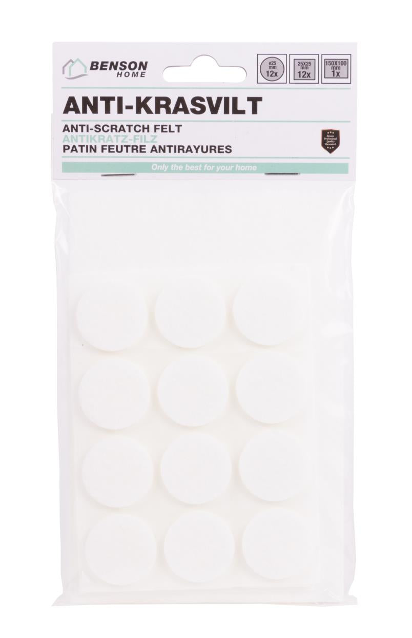 Antikrasvilt set 25 dlg wit