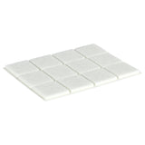 Anti-scratch felt 25 pcs white