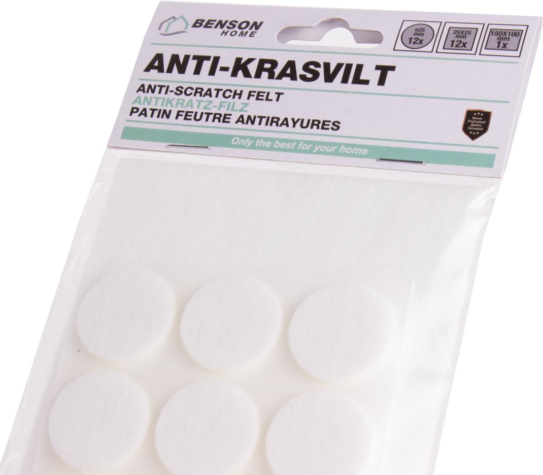 Antikrasvilt set 25 dlg wit