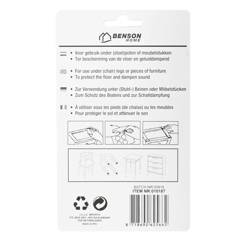 Antikrasvilt Teflon 8 dlg ø40 mm