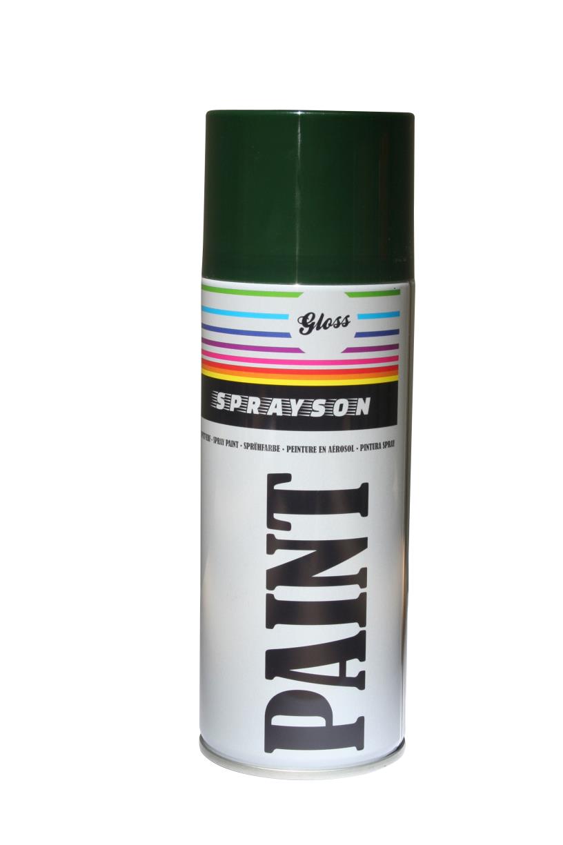 Sprühfarbe 400 ml RAL6009 Hochglanz grün