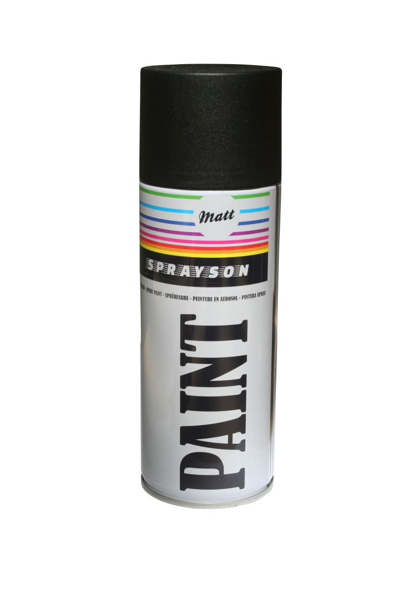 Sprühfarbe 400 ml RAL9005 Matt schwarz