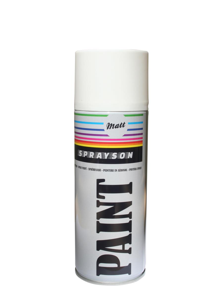 Sprühfarbe 400 ml RAL9010 Matt Weiss