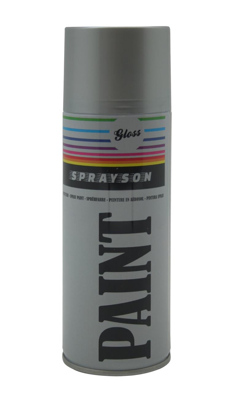 Peinture en aérosol 400 ml gris métallisé