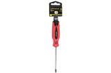 Schroevendraaier pozi PZ1 x 100 rood/zwart Cr-V
