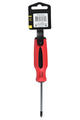Schroevendraaier pozi PZ1 x 75 rood/zwart Cr-V