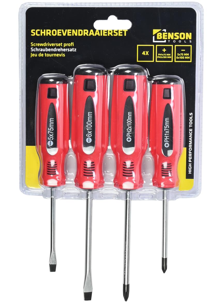 Schroevendraaier set 4 dlg