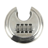 Combination padlock 70 mm round