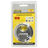 Combination padlock 70 mm round
