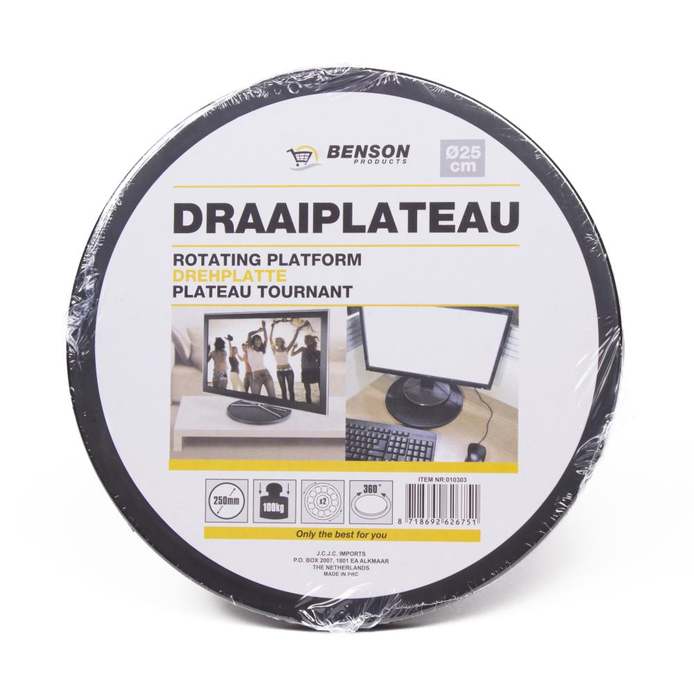 Draaiplateau multifunctie ø25 cm
