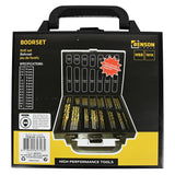 Boorset 101 dlg HSS tita coated/koffer
