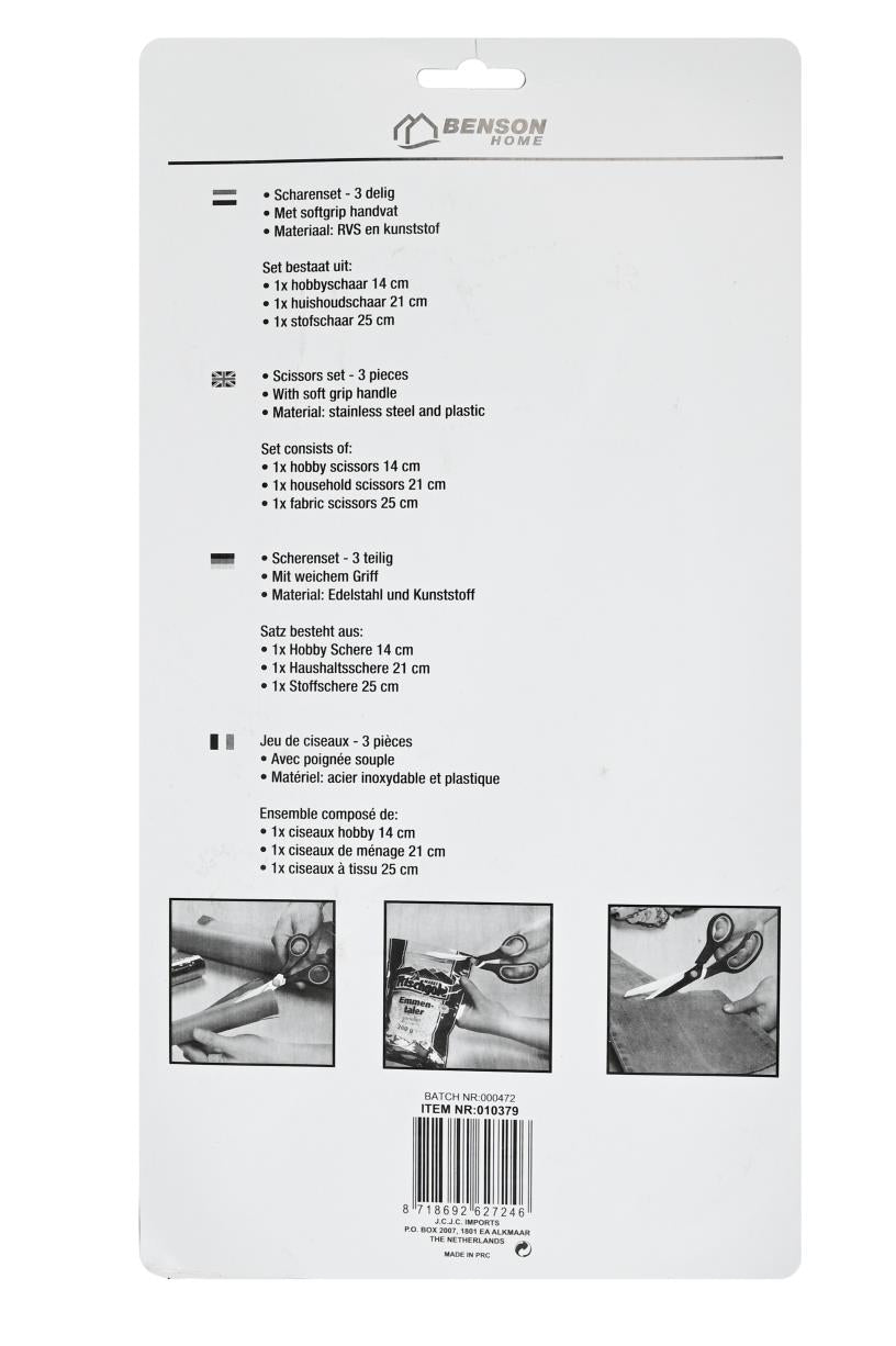 Scheren-Set 3-tlg Aktion