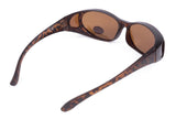 Überzieh-Sonnenbrille Demi Braun