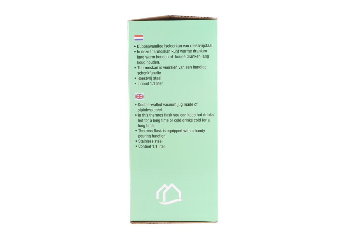 Thermoskan 1.1 ltr RVS