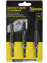 Boorset voor scharnier 3 dlg