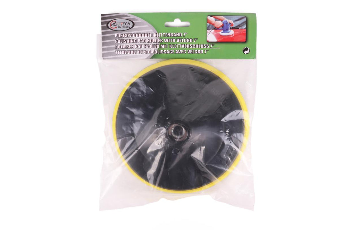 Polierpad-Halter mit Klettverschluss 180 mm 7"