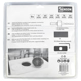 Hole saw set 9 pcs heavy duty