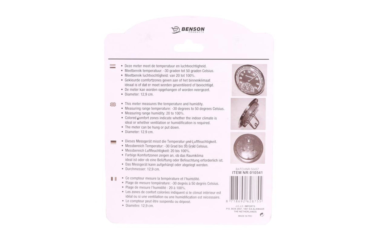 Thermo - hygrometer comfort